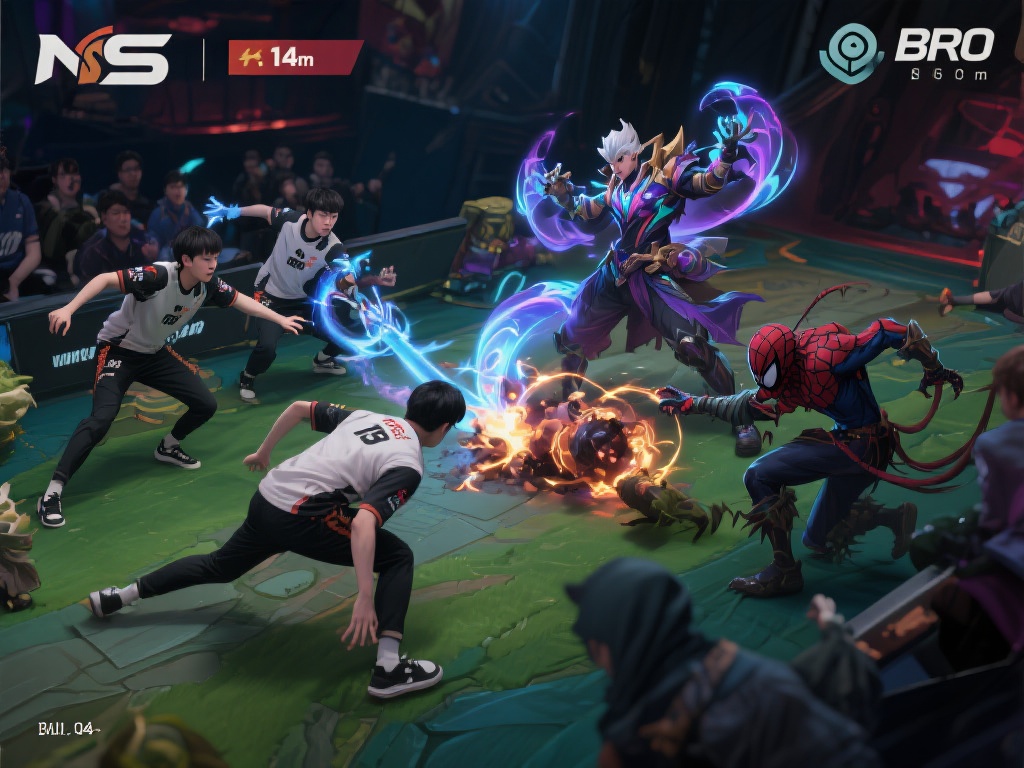 NS稳控全场:蜘蛛前期发力助力首局告捷 在稳稳守住前期局势后,NS逐渐发挥出自己