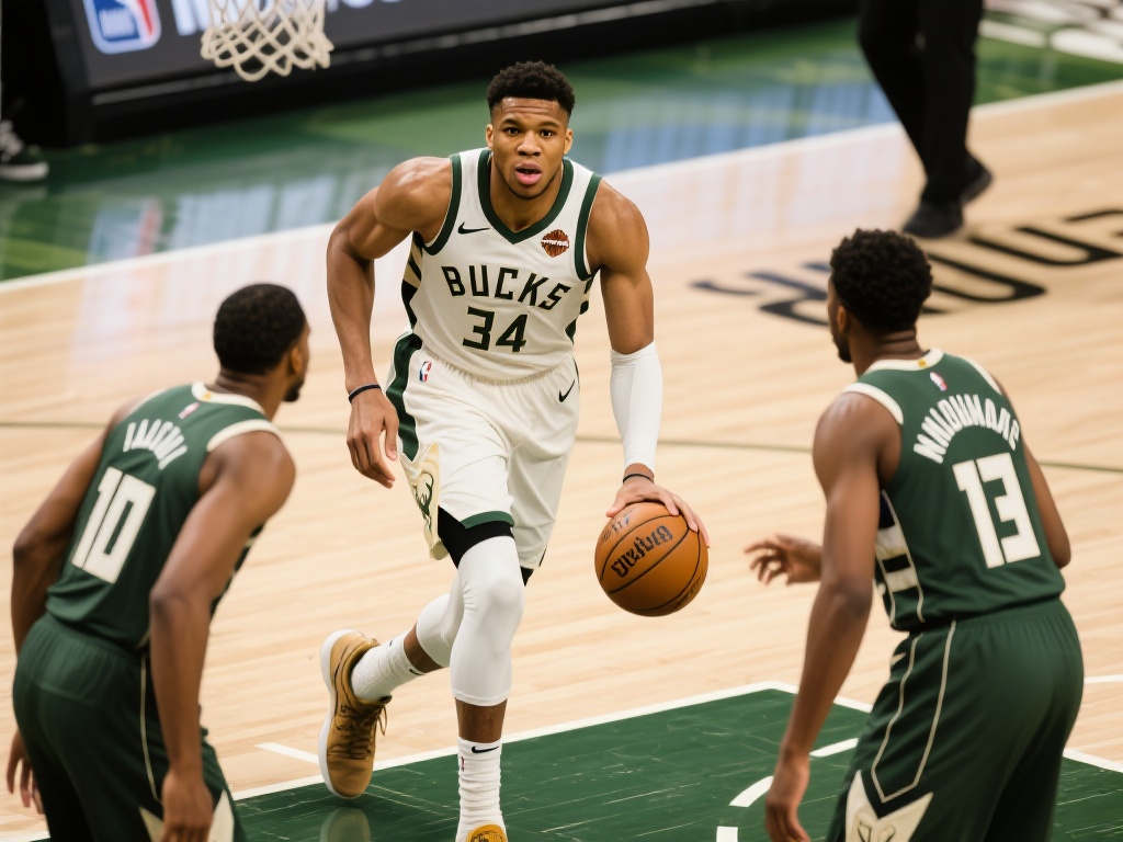 哈利伯顿绝杀字母哥徒劳步行者险胜雄鹿全场焦点 分析字母哥的表现,可以发现他在团队战术方